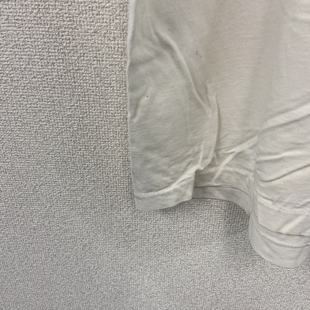 FRUIT OF THE LOOM　フルーツオブザルーム　半袖プリントTシャツ　シングルステッチ　ヴィンテージ　白　ホワイト　XLサイズ　古着
