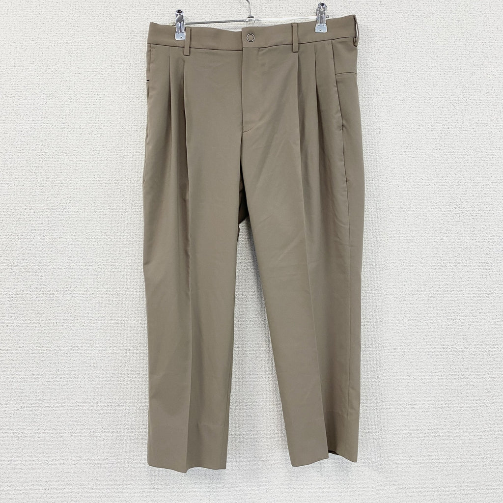 DESCENTE　デサント　イージーパンツ　スラックス　ベージュ　Lサイズ　古着