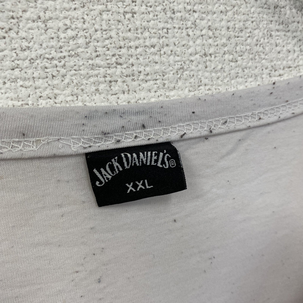 JACK DANIELS　JOKER　ジョーカー　半袖プリントTシャツ　白　ホワイト　2XLサイズ　古着