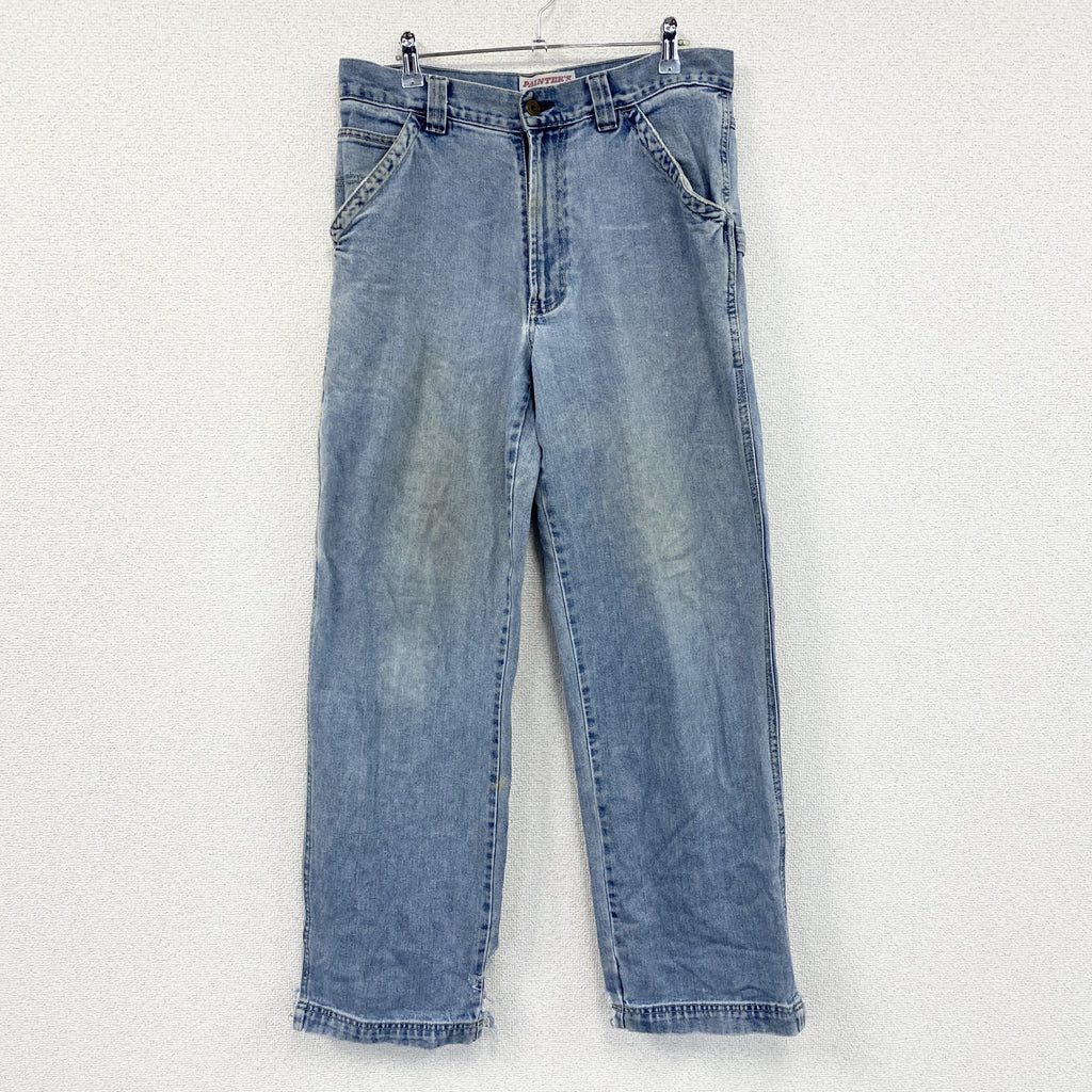 PAINTER'S　ペインターズ　OLD NAVY　デニムペインターパンツ　ジップフライ　インディゴ　W32サイズ