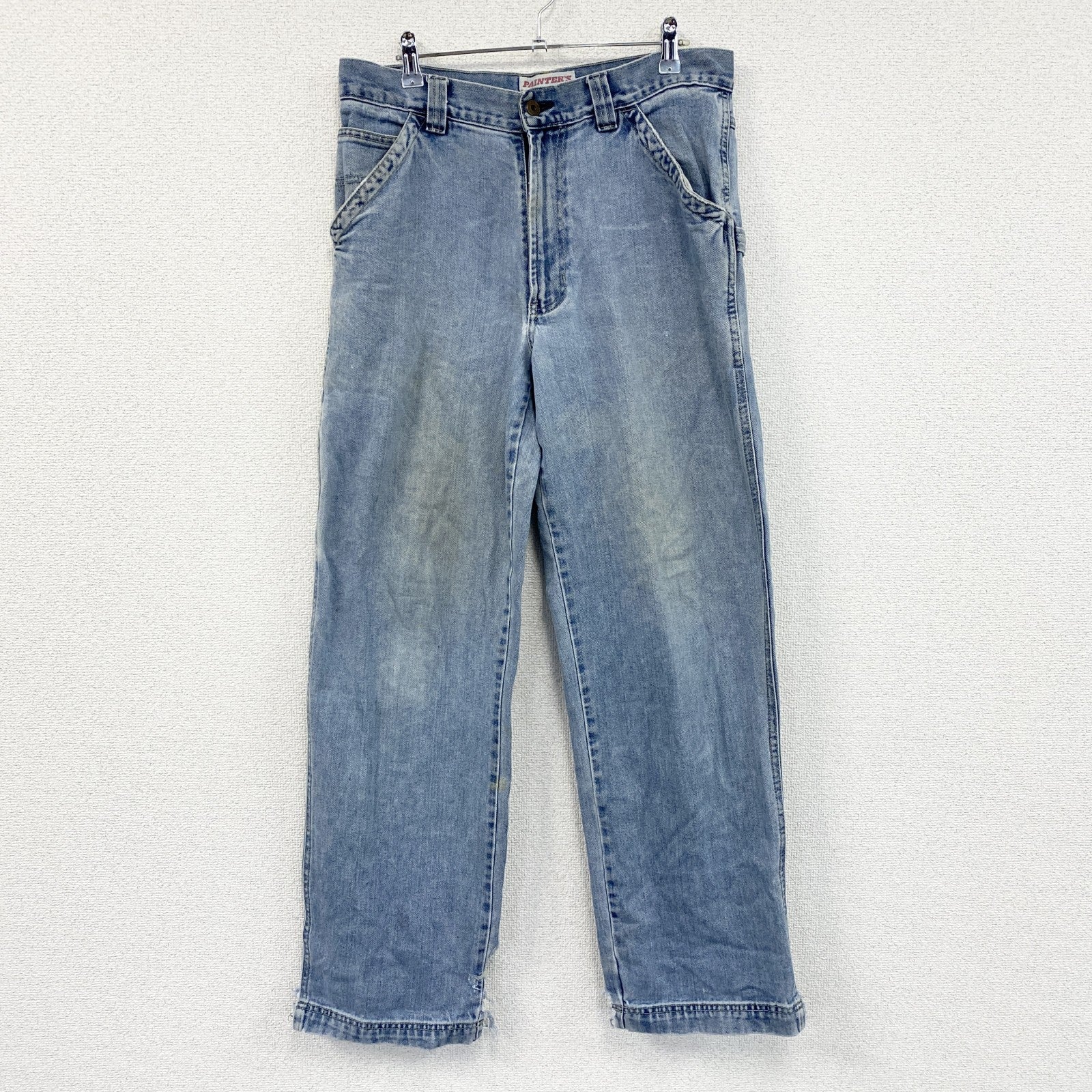 PAINTER'S　ペインターズ　OLD NAVY　デニムペインターパンツ　ジップフライ　インディゴ　W32サイズ