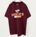 champion　チャンピオン　半袖プリントTシャツ　HOKIES　ソフトボール　クルーネック　赤　レッド　Lサイズ　古着