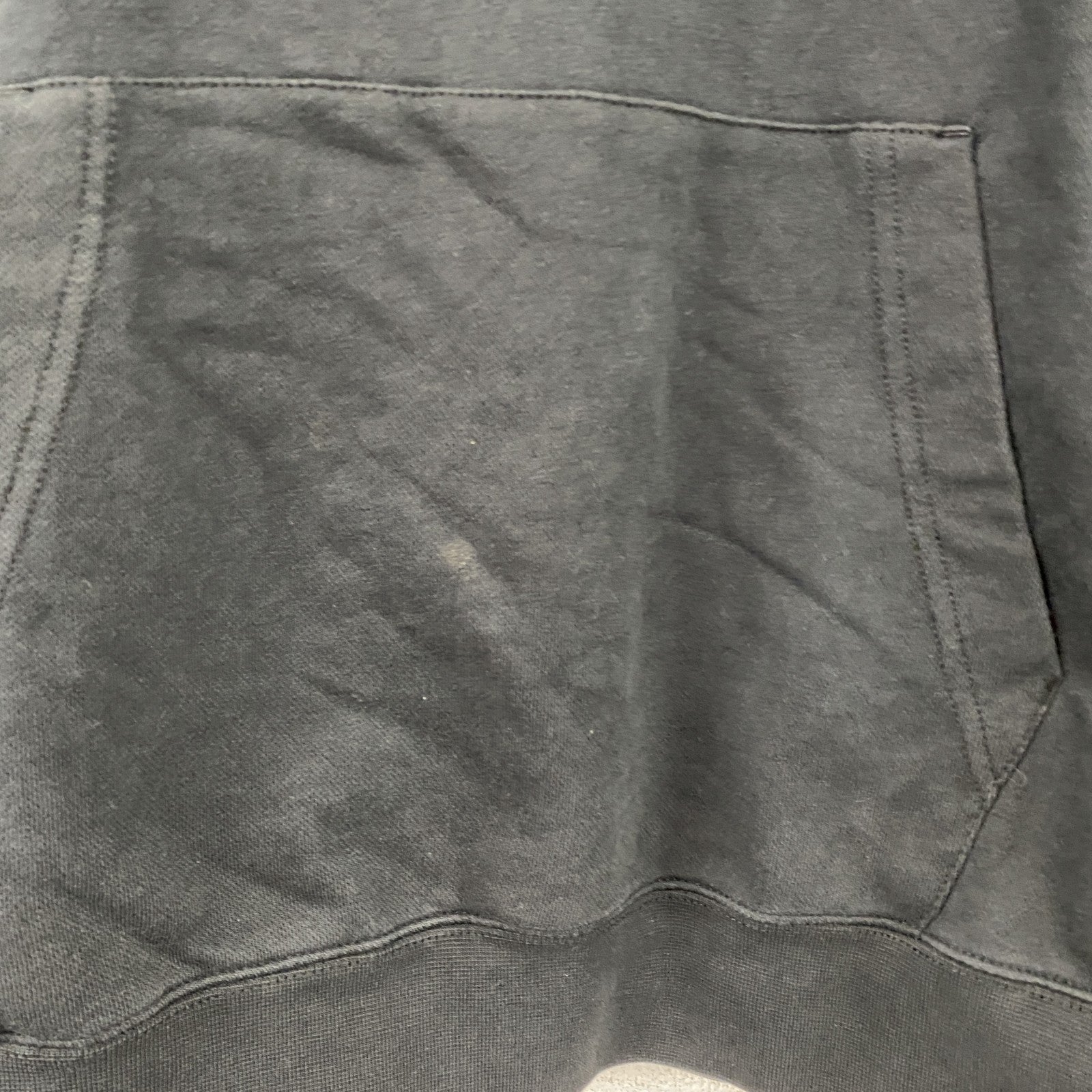 NIKE　ナイキ　スウェットパーカー/フーディー　スウッシュ　デカロゴ　黒　ブラック　Mサイズ　古着