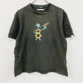00s　OLD UNIQLO　オールドユニクロ　Robot Megastore　半袖Tシャツ　ダークグリーン　Lサイズ　古着