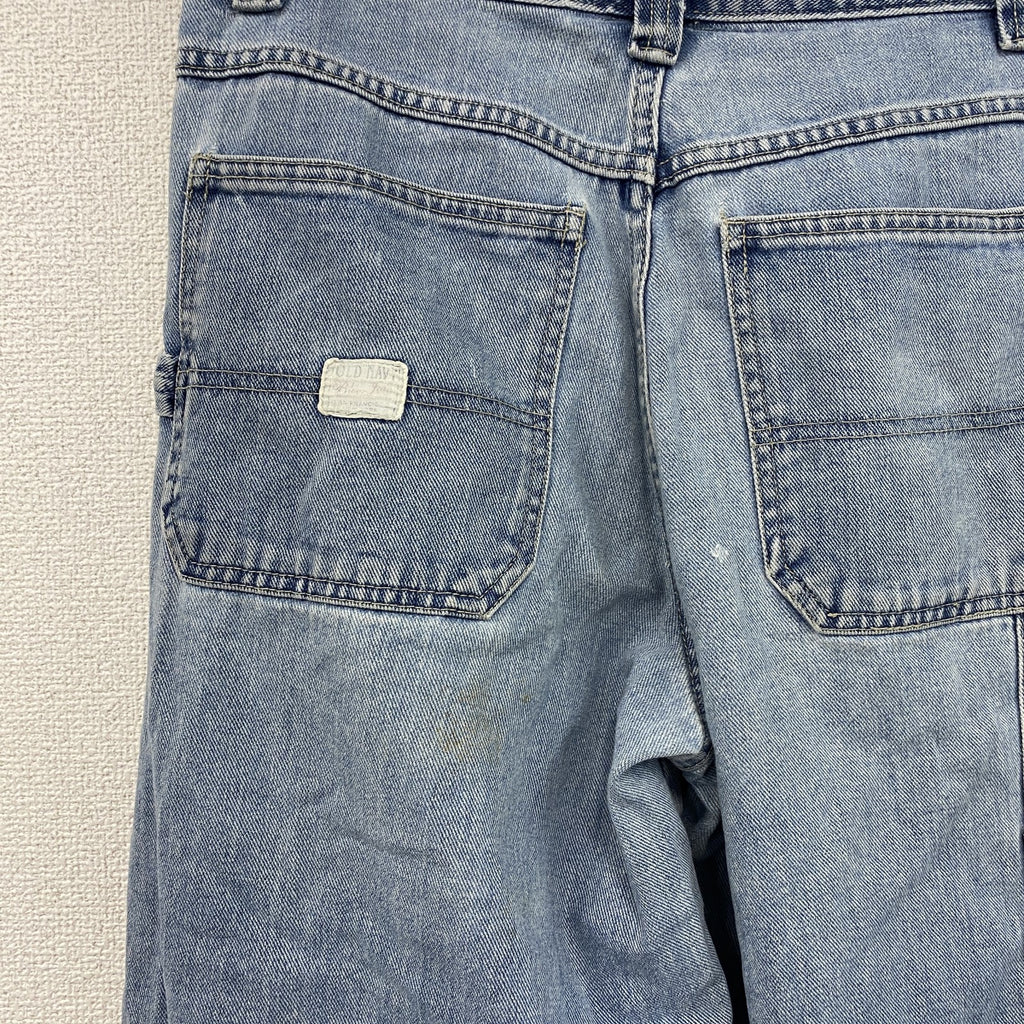 PAINTER'S　ペインターズ　OLD NAVY　デニムペインターパンツ　ジップフライ　インディゴ　W32サイズ