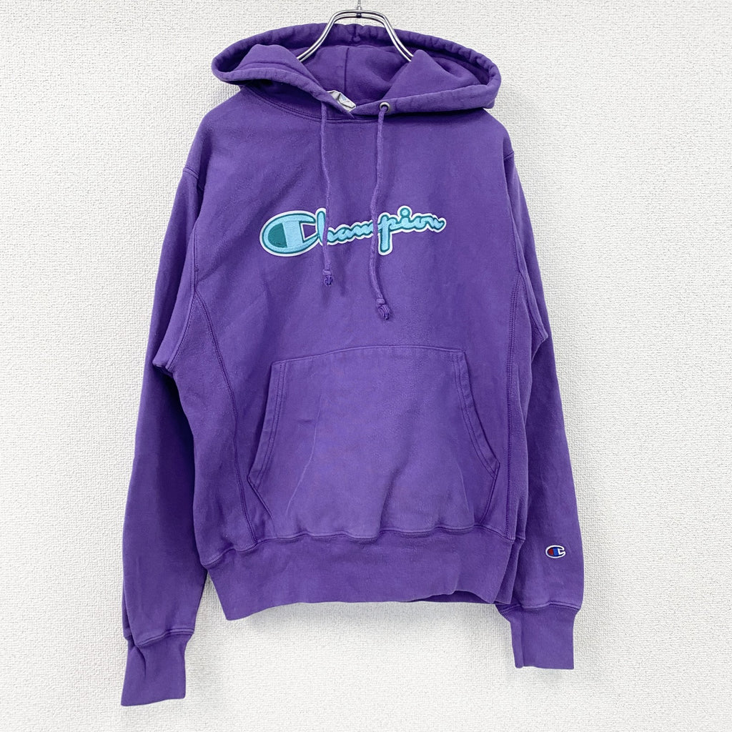 Champion　チャンピオン　リバースウィーブ　スウェットパーカー/フーディー　紫　パープル　Sサイズ　古着