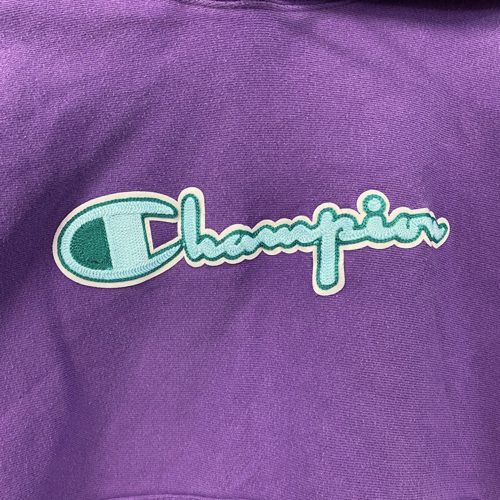 Champion　チャンピオン　リバースウィーブ　スウェットパーカー/フーディー　紫　パープル　Sサイズ　古着