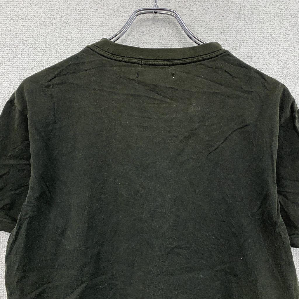 00s　OLD UNIQLO　オールドユニクロ　Robot Megastore　半袖Tシャツ　ダークグリーン　Lサイズ　古着
