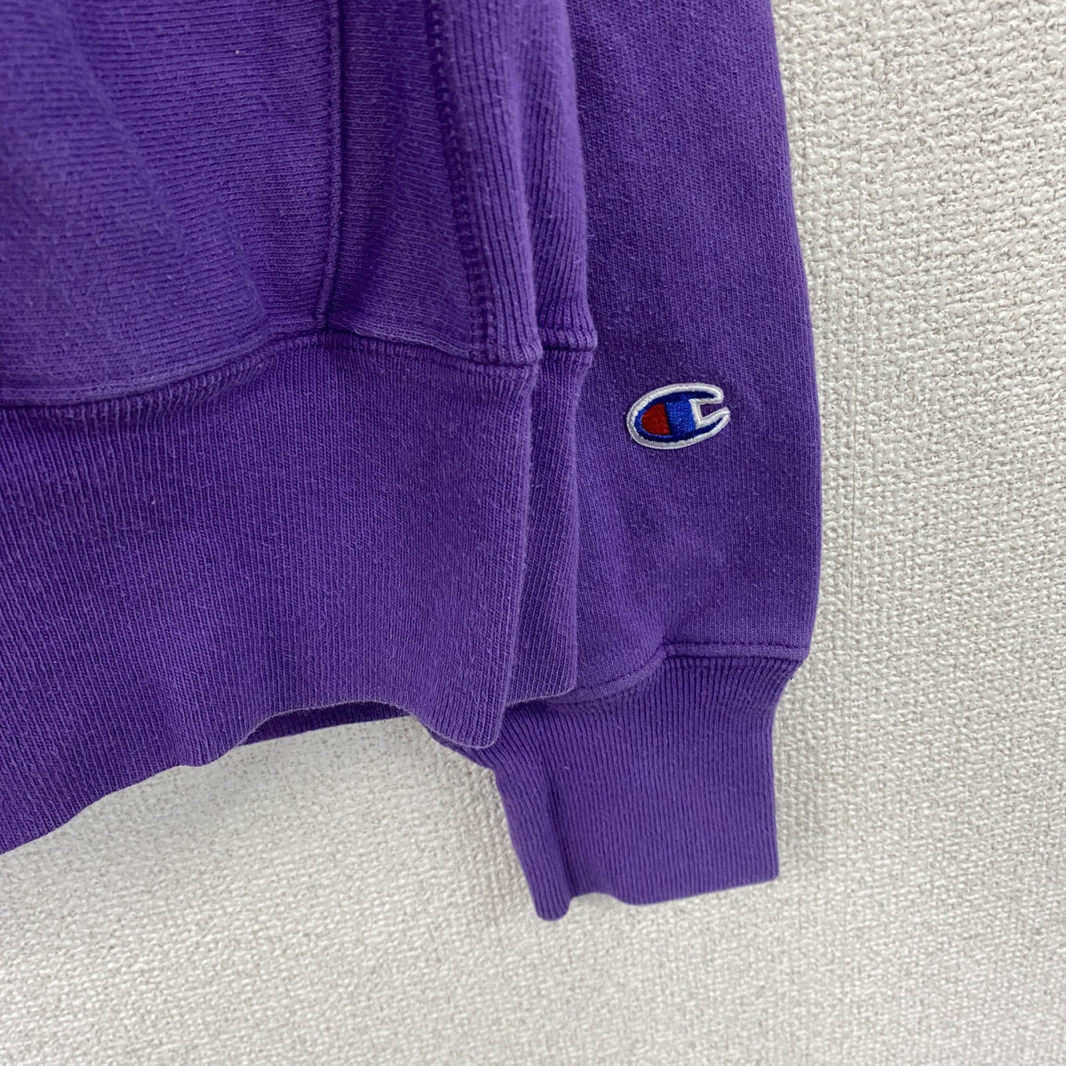Champion　チャンピオン　リバースウィーブ　スウェットパーカー/フーディー　紫　パープル　Sサイズ　古着