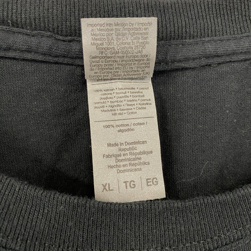 GILDAN　ギルダン　amazon　アマゾン　半袖プリントTシャツ　企業ロゴ　黒　ブラック　XLサイズ　古着