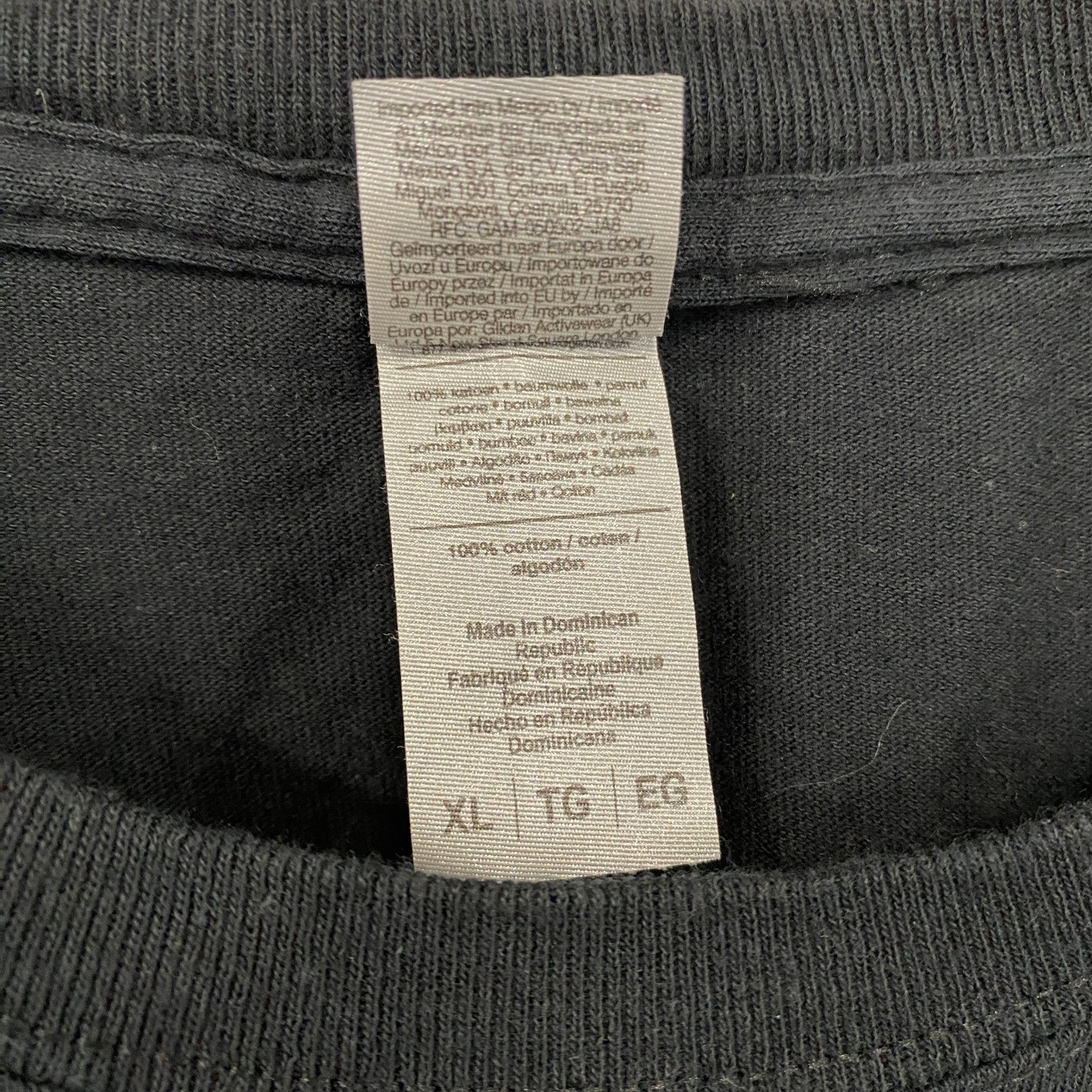 GILDAN　ギルダン　amazon　アマゾン　半袖プリントTシャツ　企業ロゴ　黒　ブラック　XLサイズ　古着