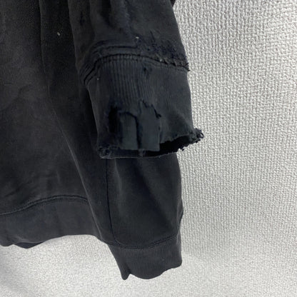 GAP　ギャップ　スウェットパーカー/フーディー　デカロゴ　フェード　黒　ブラック　Lサイズ