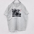 SOL’S　ゴジラ　半袖プリントTシャツ　灰色　グレー　XLサイズ　古着