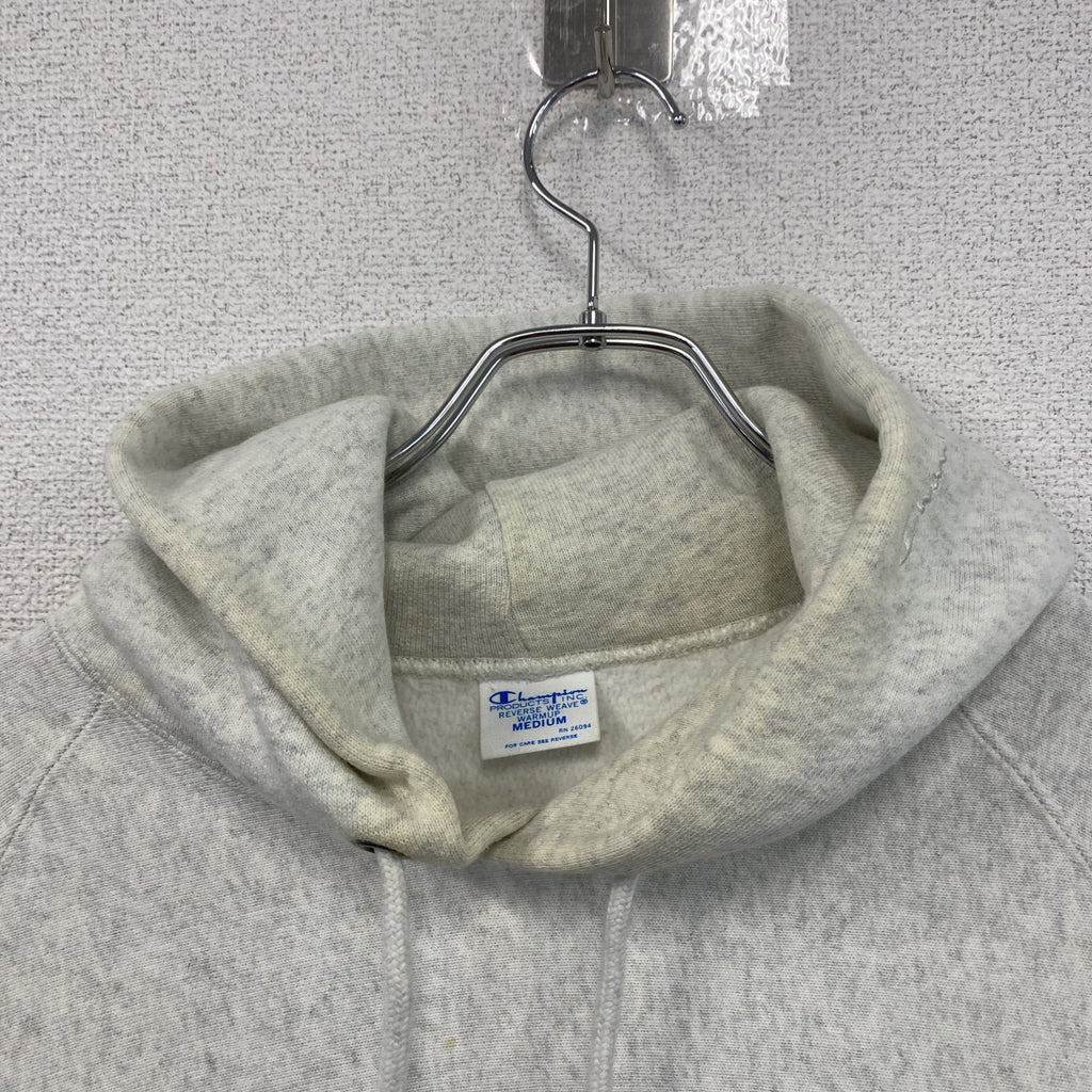 Champion　チャンピオン　リバースウィーブ　スウェットパーカー/フーディー　単色タグ　復刻　霜降りグレー　Mサイズ　古着