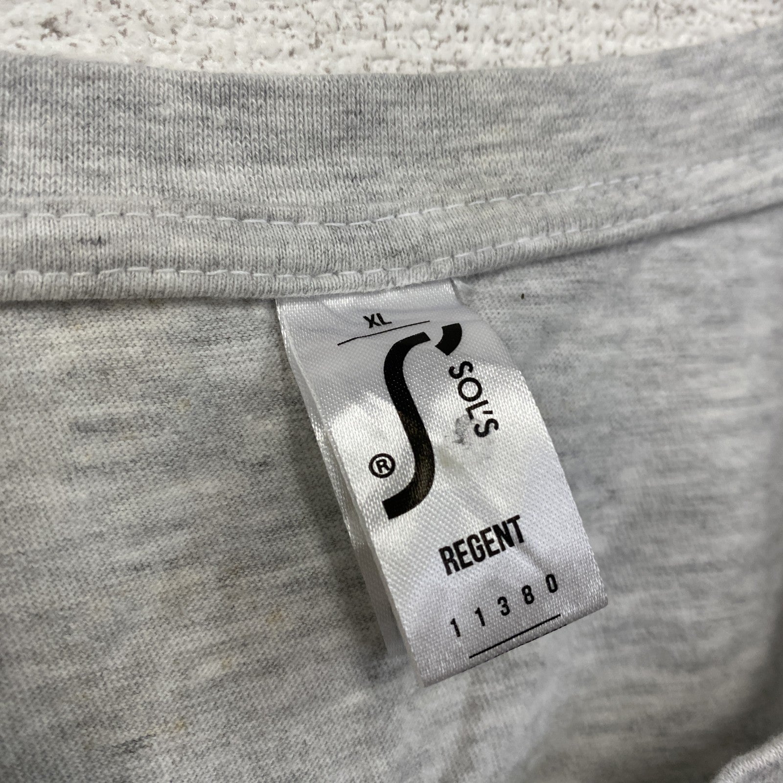 SOL’S　ゴジラ　半袖プリントTシャツ　灰色　グレー　XLサイズ　古着