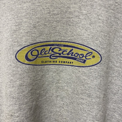 古着 used　OSCC　OLD SCHOOL CLOTHING COMPANY　長袖ロゴスウェット　トレーナー　グレー