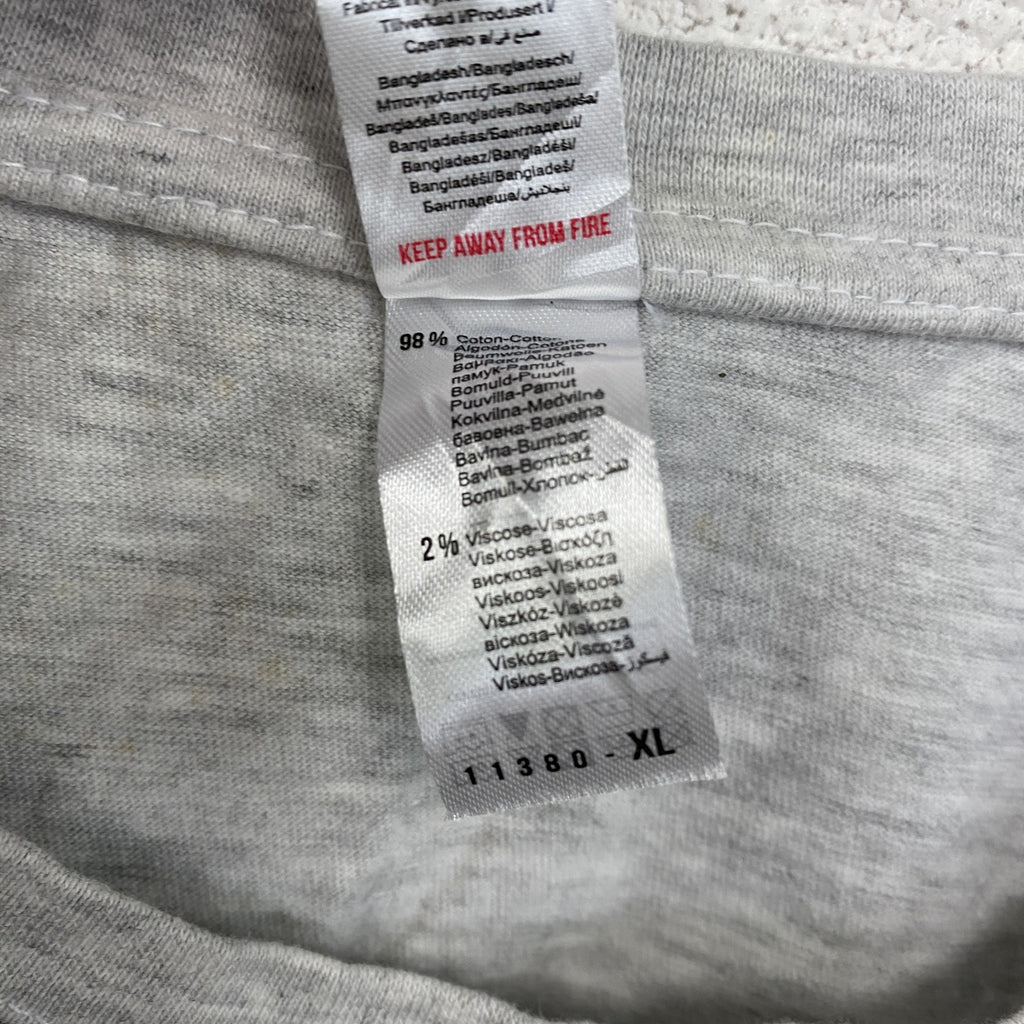 SOL’S　ゴジラ　半袖プリントTシャツ　灰色　グレー　XLサイズ　古着