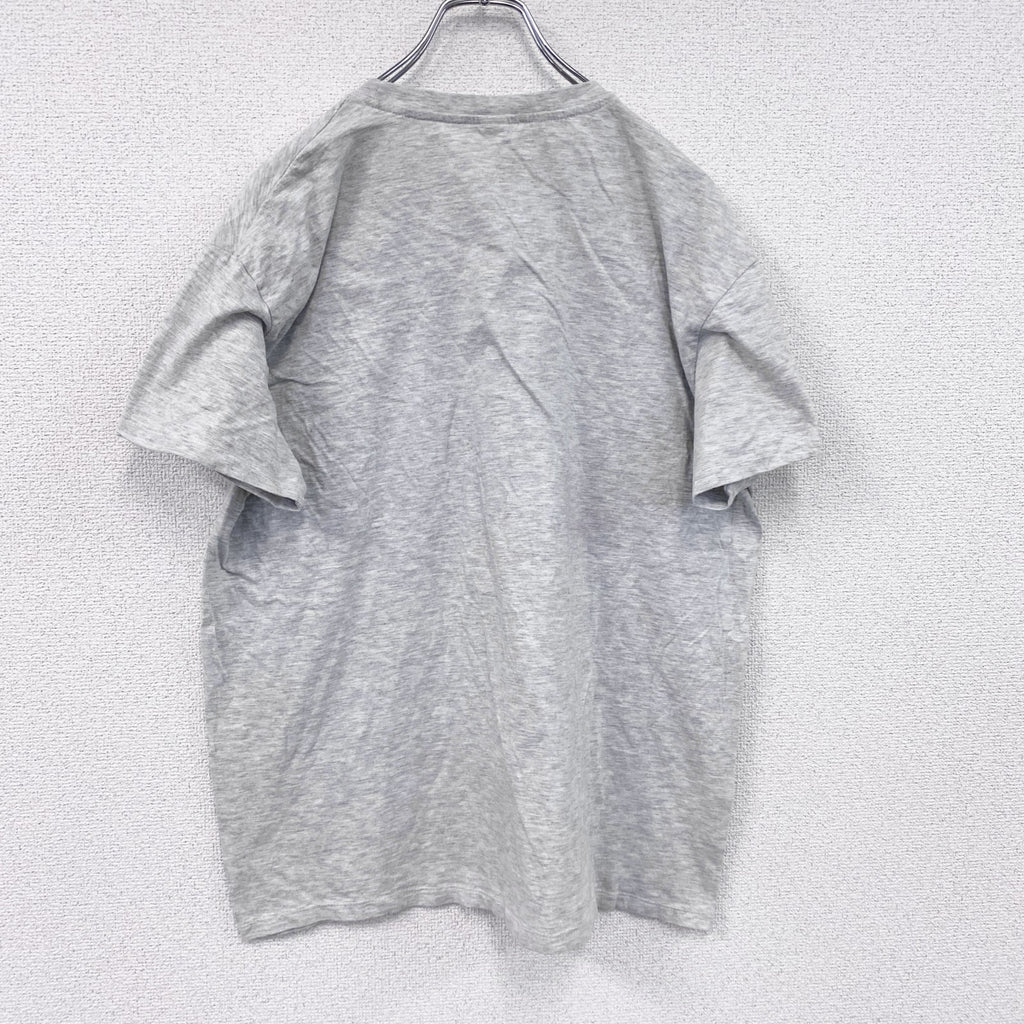 SOL’S　ゴジラ　半袖プリントTシャツ　灰色　グレー　XLサイズ　古着