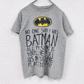 BATMAN　バットマン　半袖プリントTシャツ　ムービーT　灰色　グレー　古着