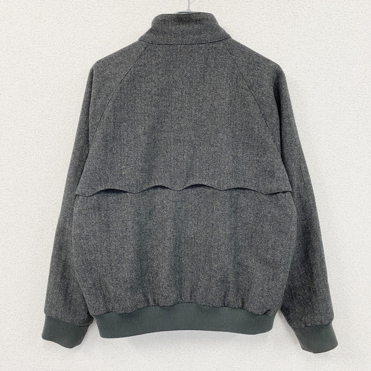 Kent IN TRADITION　ケントイントラディション　ブルゾン/スイングトップ　ヘリンボーン柄　グレー　灰色　Lサイズ　古着