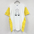 00s　QUALISMA　SONY　ソニー　SUNTORY　サントリー　半袖Tシャツ　ホワイト　イエロー　Lサイズ　　古着