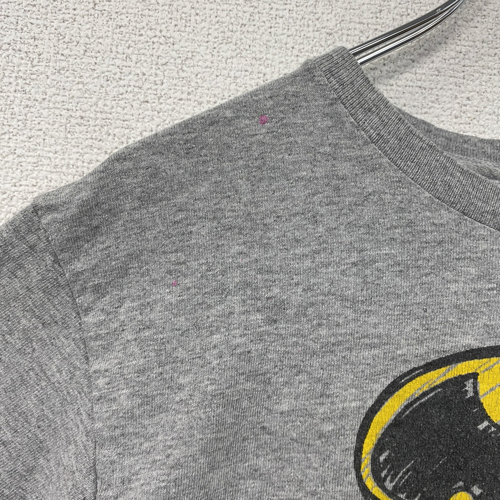 BATMAN　バットマン　半袖プリントTシャツ　ムービーT　灰色　グレー　古着