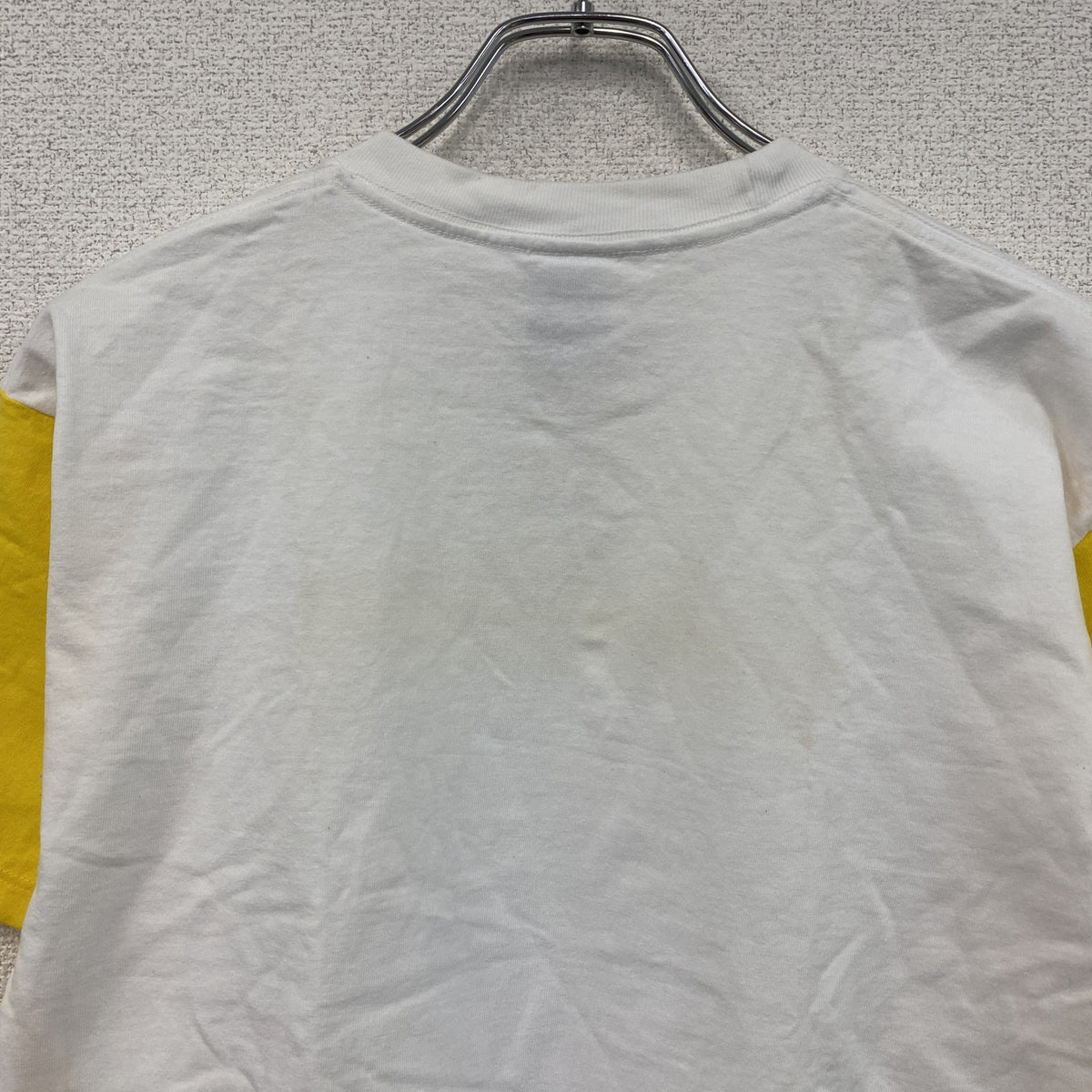 00s　QUALISMA　SONY　ソニー　SUNTORY　サントリー　半袖Tシャツ　ホワイト　イエロー　Lサイズ　　古着
