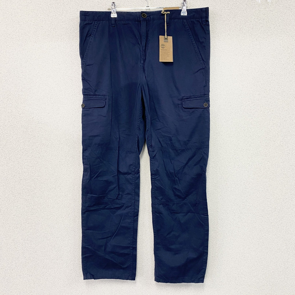 Timberland　ティンバーランド　カーゴパンツ　ジップフライ　紺　ネイビー　W38サイズ　古着