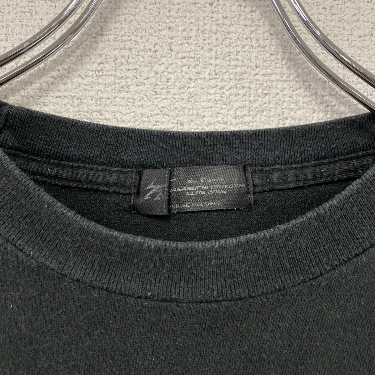 長渕剛　THANK YOU LIVE　半袖プリントTシャツ　ツアーT　黒　ブラック　古着