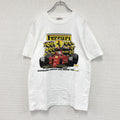 GOODSPORTS　Ferrari　フェラーリ　半袖プリントTシャツ　シングルステッチ　ヴィンテージ　白　ホワイト　Mサイズ　古着