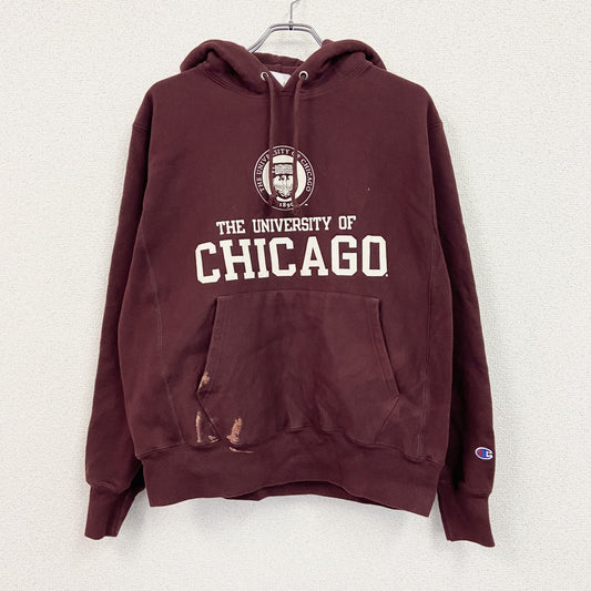00s　champion　チャンピオン　リバースウィーブ　スウェットパーカー/フーディ　ヴィンテージ　ボルドー　XLサイズ