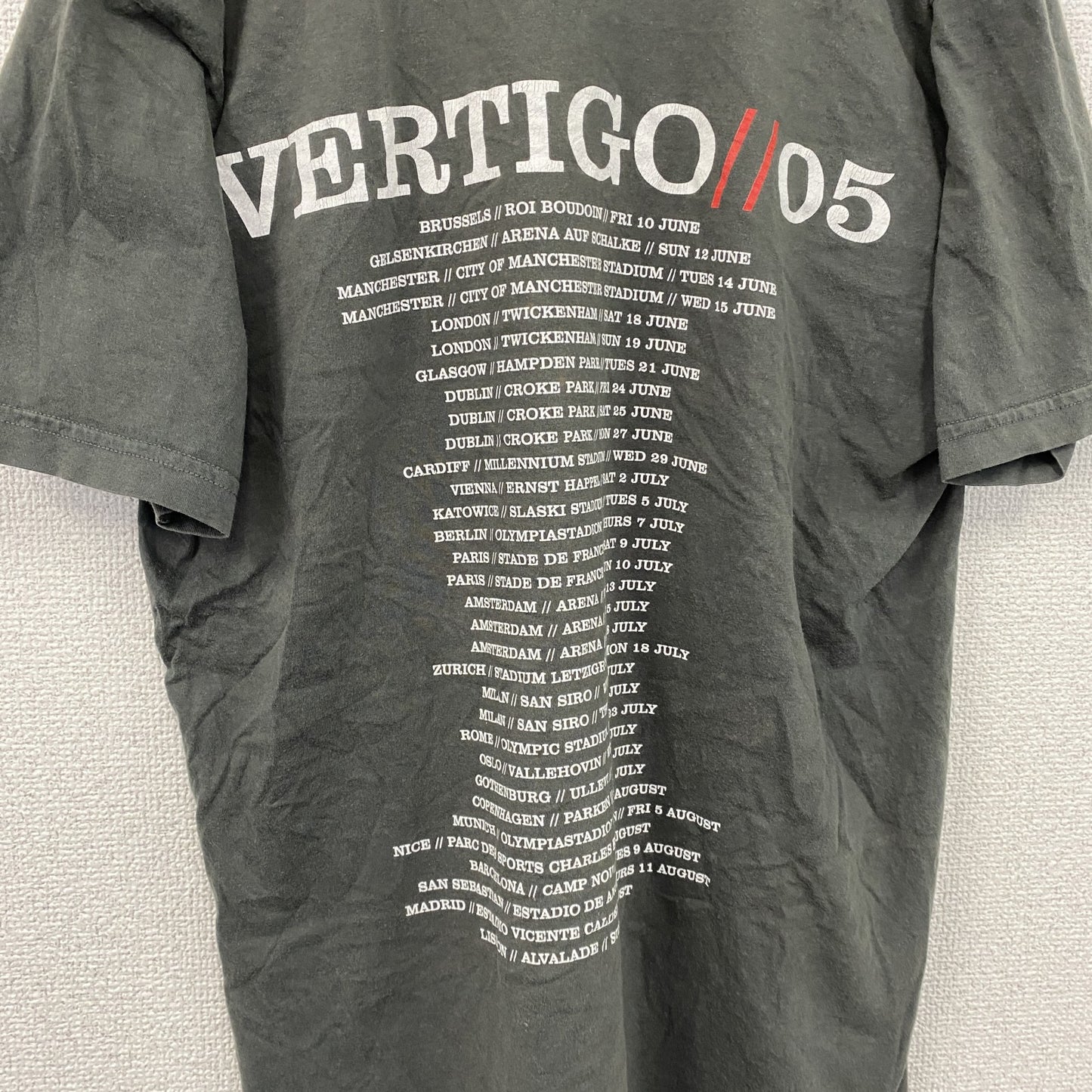 STANDARD AMERICAN　VERTIGO　半袖プリントTシャツ　グレー　Mサイズ