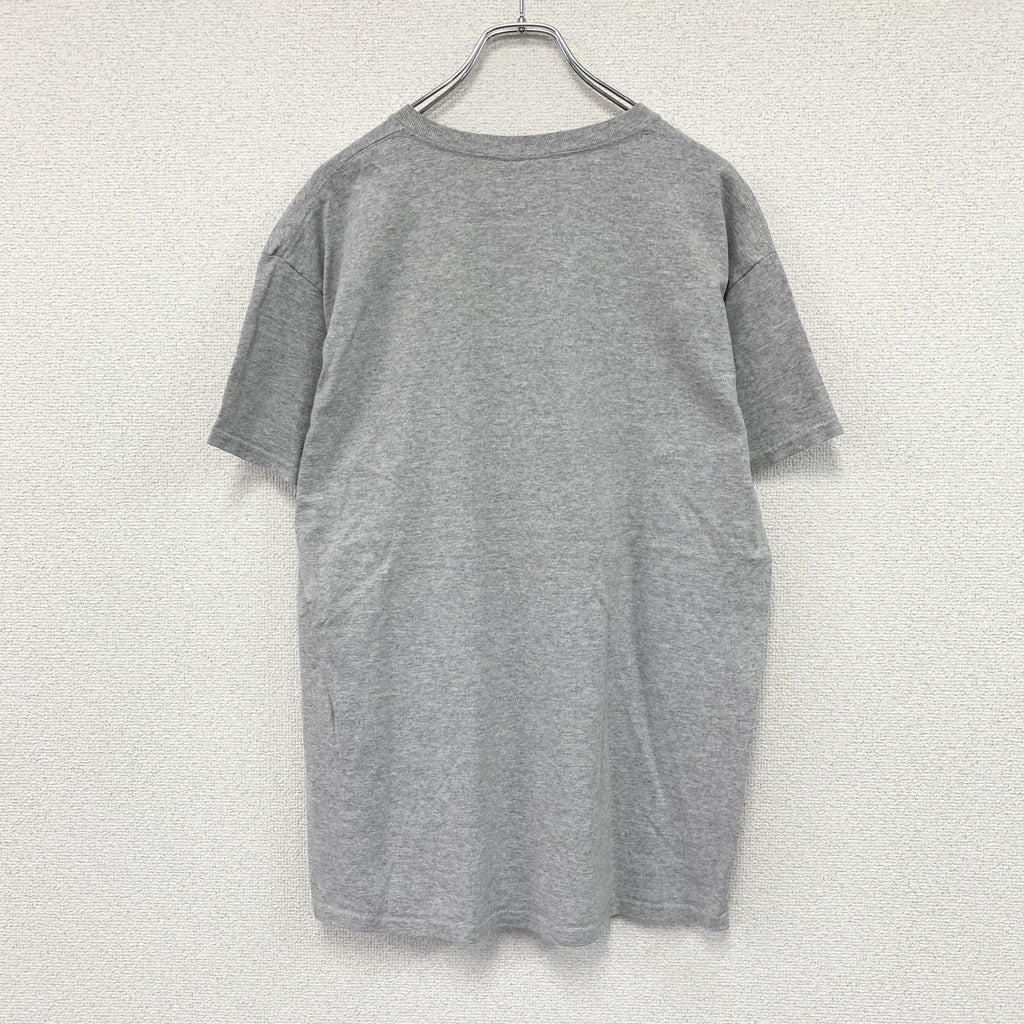 GOLD'S GYM　ゴールドジム　半袖プリントTシャツ　グレー　Lサイズ　古着
