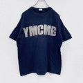 GILDAN　ギルダン　YMCMB　半袖プリントTシャツ　紺　ネイビー　Lサイズ　古着
