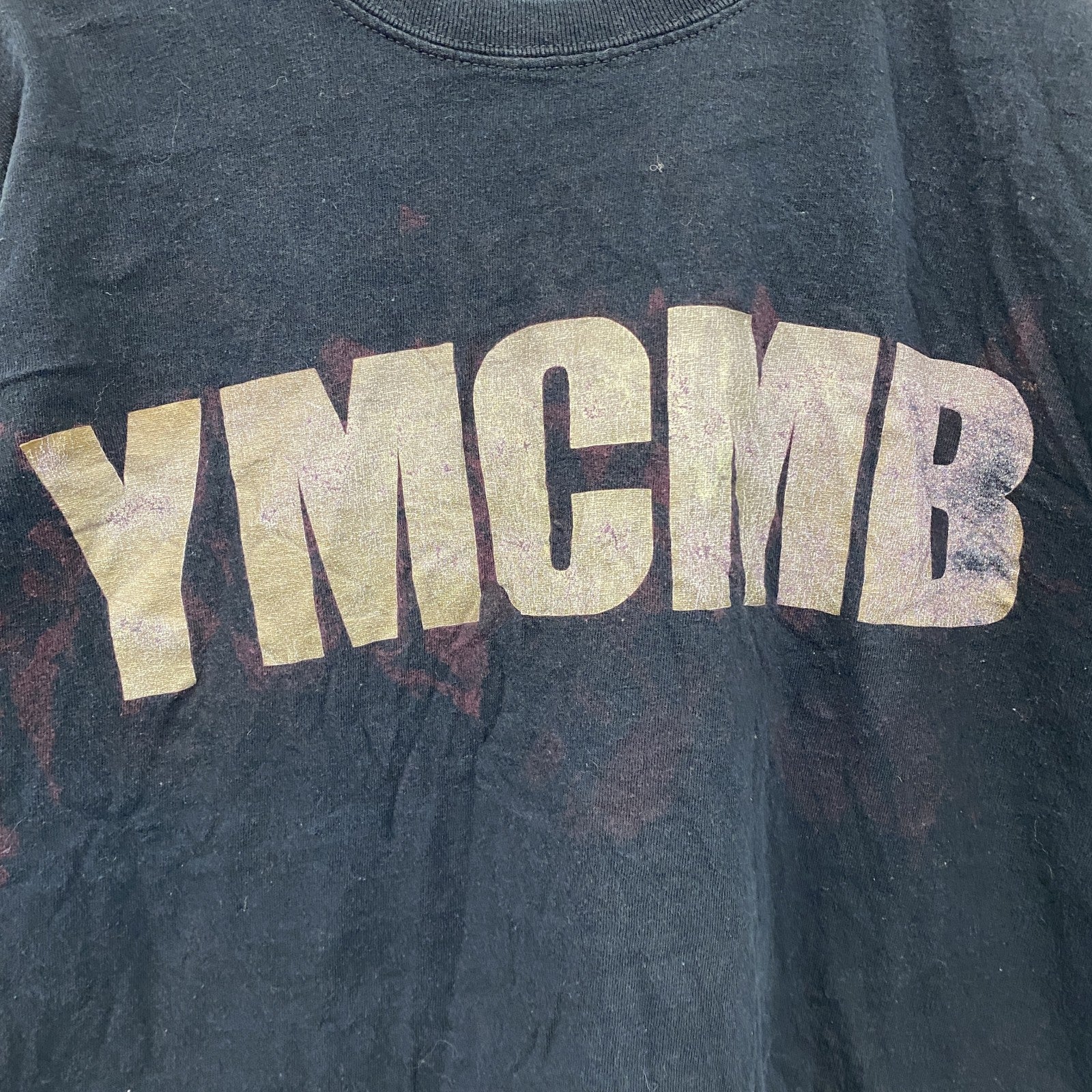 GILDAN　ギルダン　YMCMB　半袖プリントTシャツ　紺　ネイビー　Lサイズ　古着