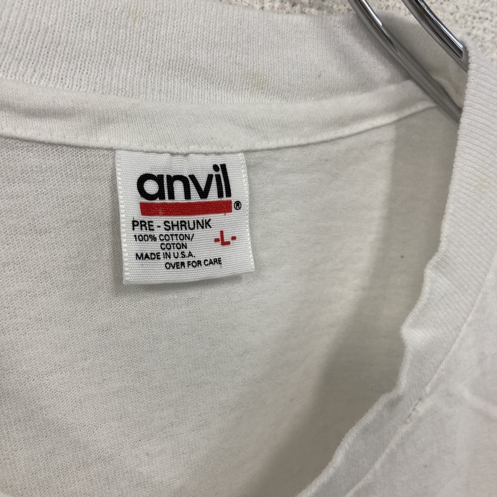 anvil　アンビル　半袖プリントTシャツ　シングルステッチ　Lサイズ カットソー メンズ コットン 古着