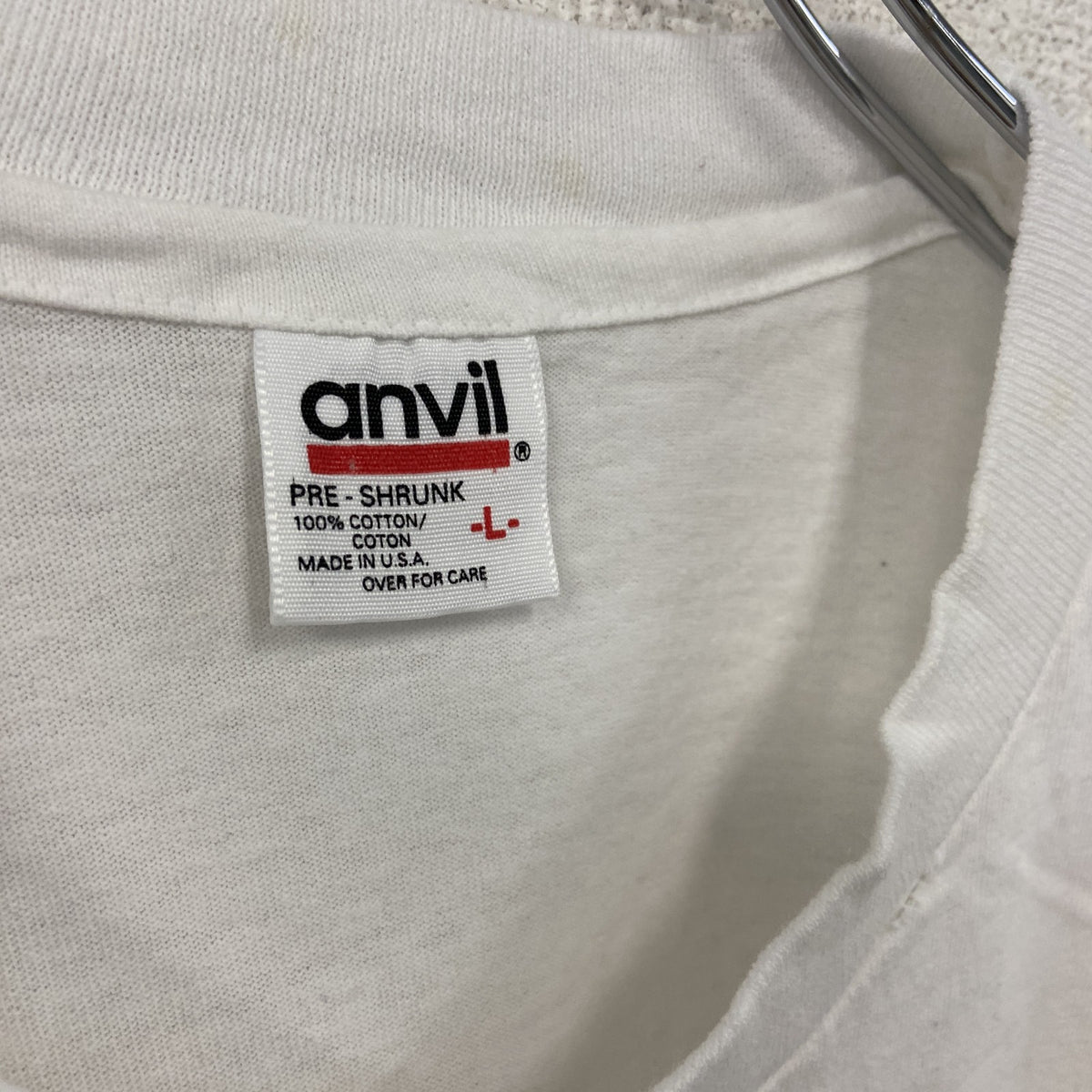 anvil　アンビル　半袖プリントTシャツ　シングルステッチ　Lサイズ カットソー メンズ コットン 古着