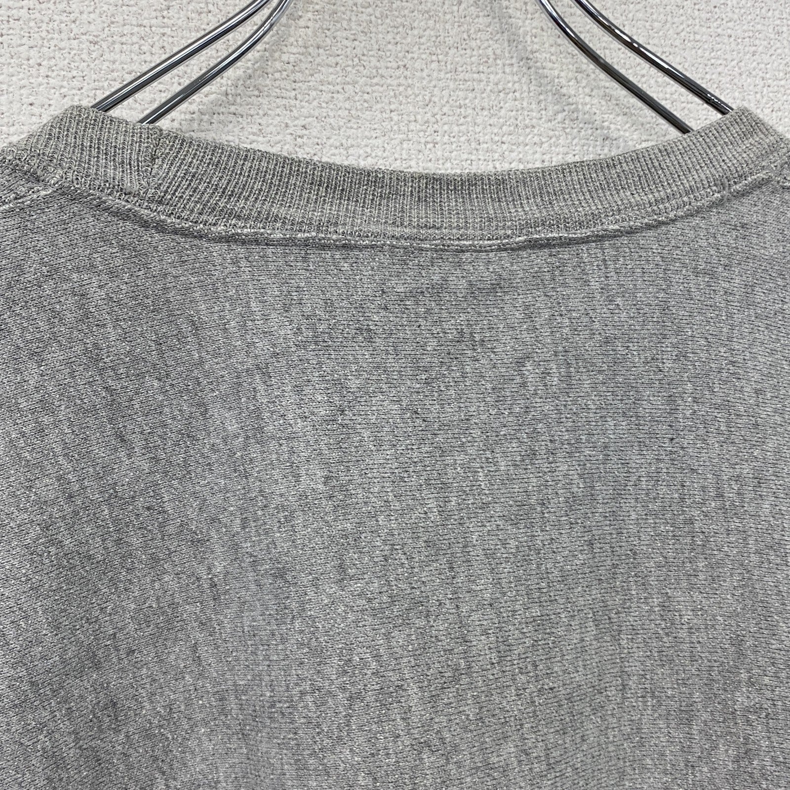 Champion　チャンピオン　リバースウィーブ　スウェット/トレーナー　刺繍ロゴ　ワンポイント　現行　灰色　グレー　Lサイズ　古着