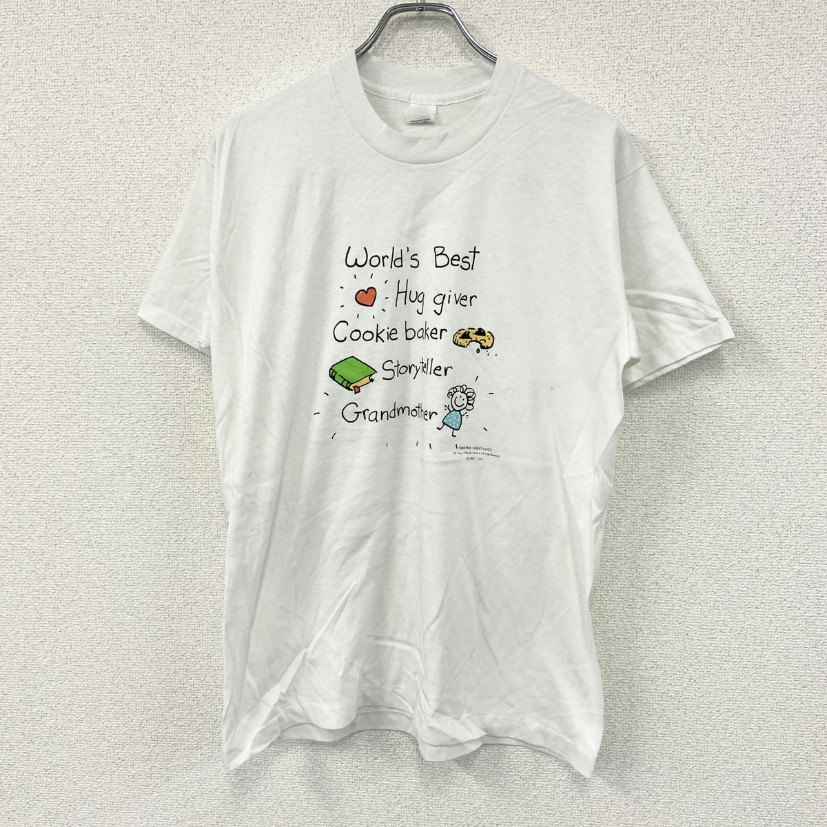 半袖プリントTシャツ　シングルステッチ　ヴィンテージ　白　ホワイト　XLサイズ　古着