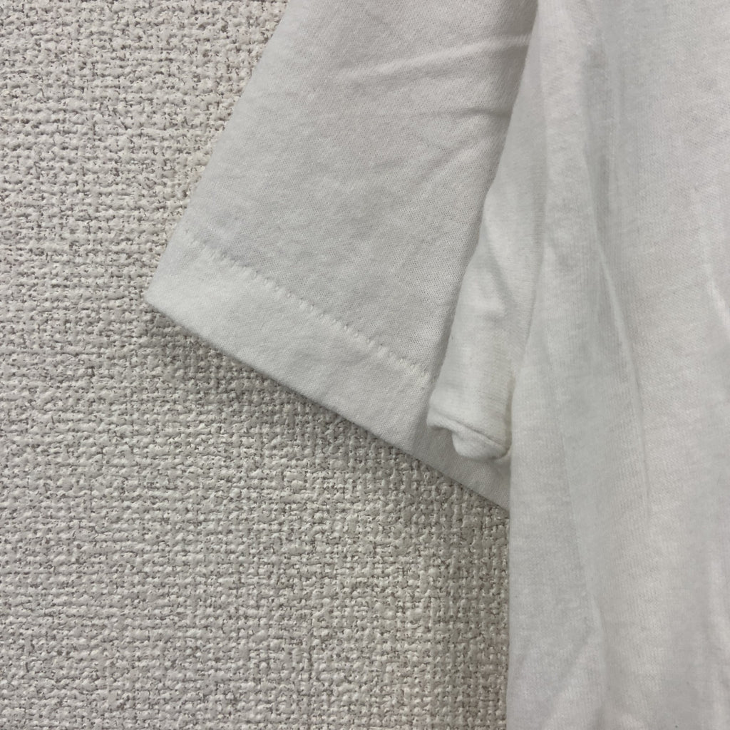 半袖プリントTシャツ　シングルステッチ　ヴィンテージ　白　ホワイト　XLサイズ　古着
