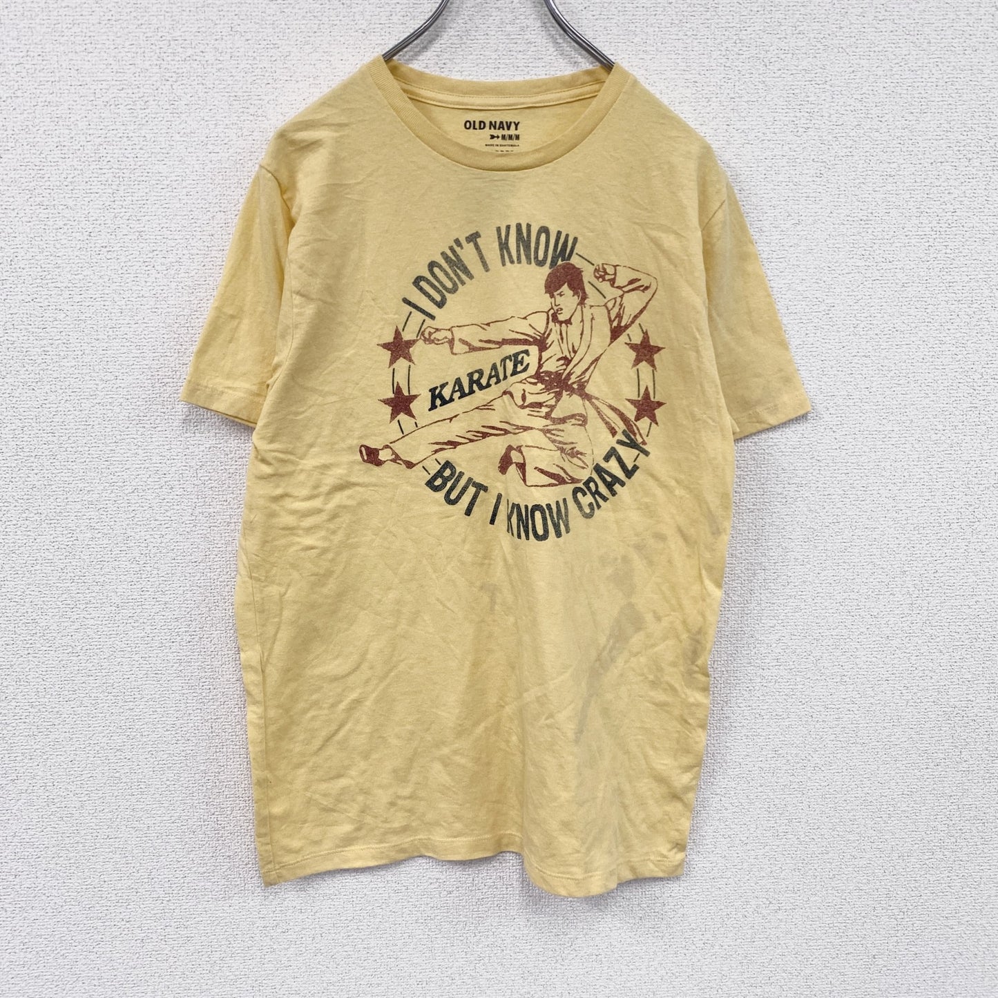 OLD NAVY　オールドネイビー　半袖プリントTシャツ　黄色　イエロー　Mサイズ