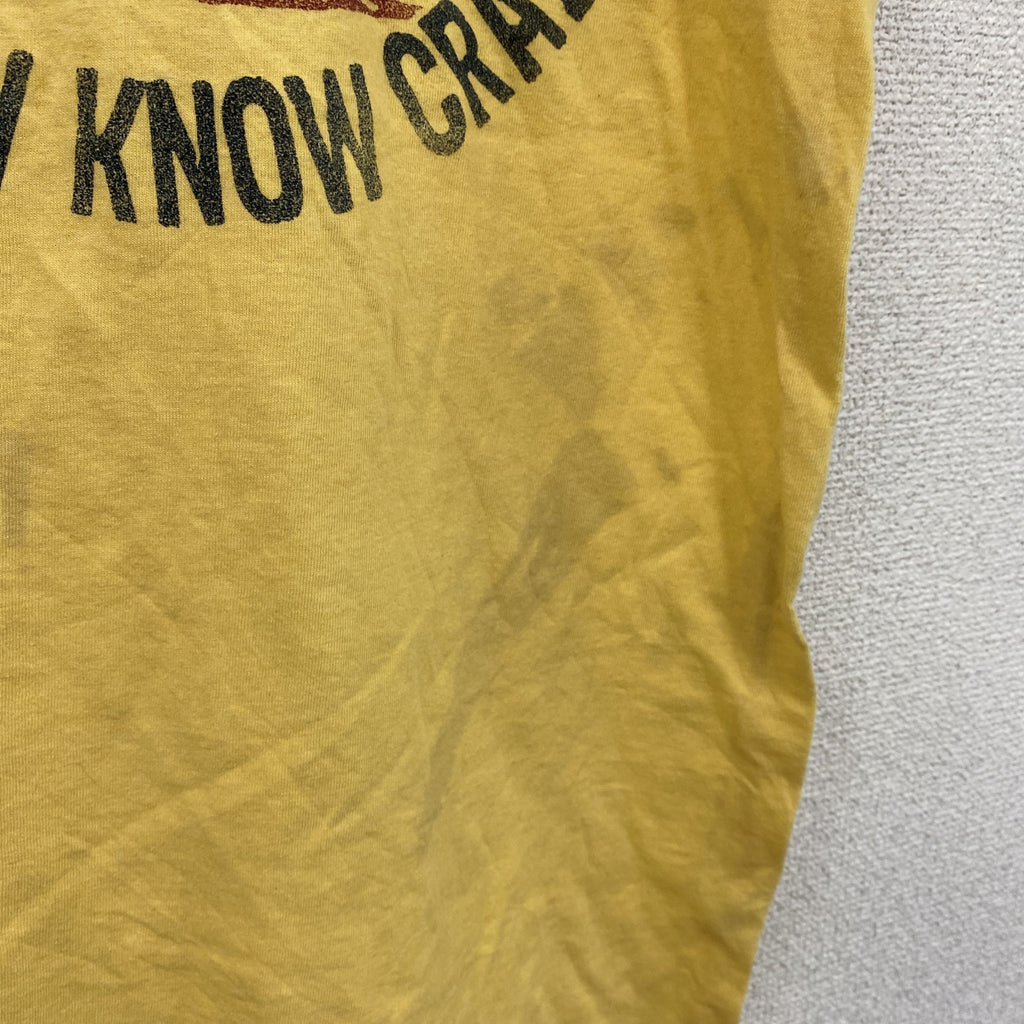 OLD NAVY　オールドネイビー　半袖プリントTシャツ　黄色　イエロー　Mサイズ　古着