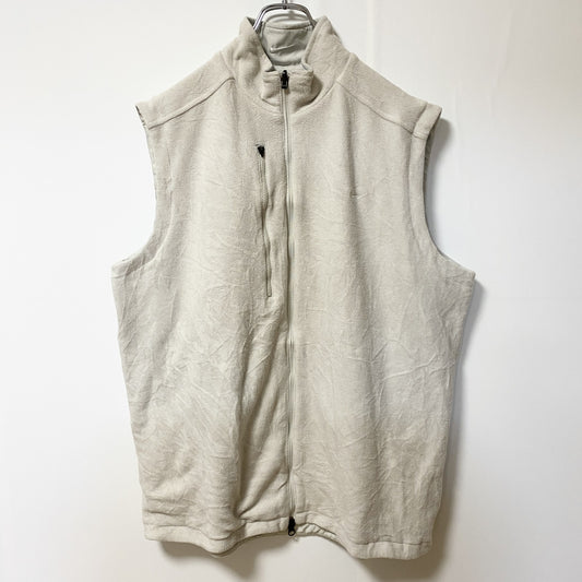 古着 used　NIKE ナイキ　フリースベスト　リバーシブルベスト　ナイロン　ワンポイントロゴ刺繍　ハイネック