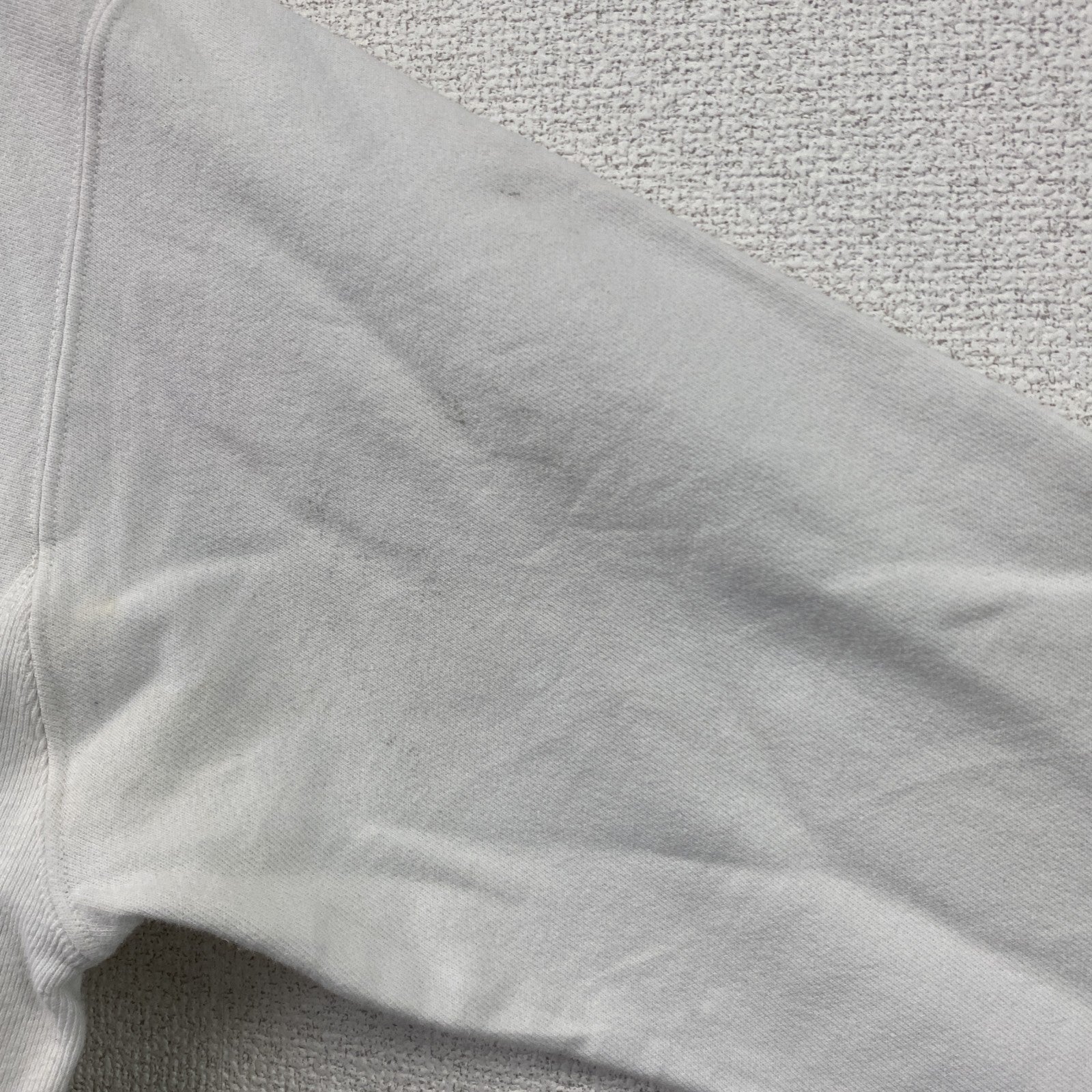 Champion　チャンピオン　リバースウィーブ　スウェット/トレーナー　ヘビーウエイト　刺繍ロゴ　現行　白　ホワイト　Mサイズ　古着