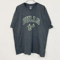 Champion　チャンピオン　半袖プリントTシャツ　ダークグレー　2XLサイズ　古着