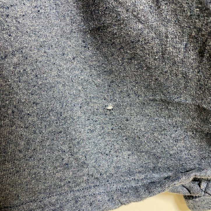 Green Brand Recycled　長袖ロゴ刺繍スウェット　トレーナー　山　ネイビー　紺　秋冬服　Mサイズ　古着