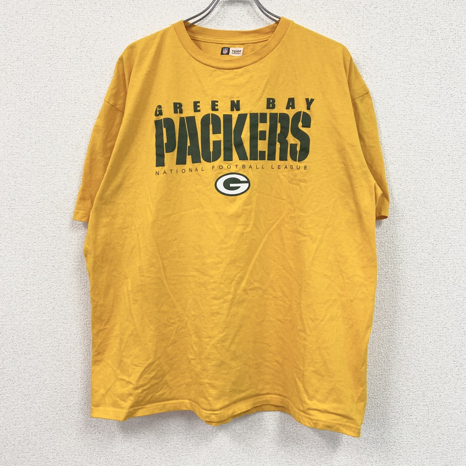 NFL　TEAM APPAREL　チームアパレル　半袖プリントTシャツ　イエロー　2XLサイズ　古着