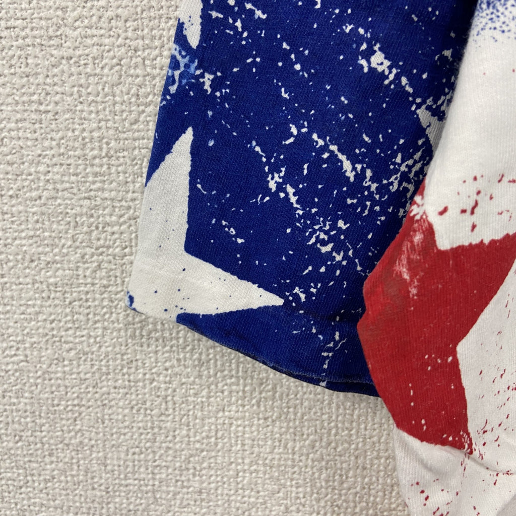 INTERNATIONAL GROUP　半袖プリントTシャツ　シングルステッチ ヴィンテージ　マルチカラー　18Wサイズ カットソー メンズ コットン 古着