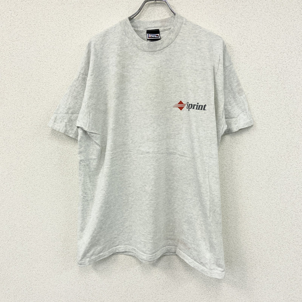 PRO PLAYER　プロプレイヤー　半袖プリントTシャツ　シングルステッチ　灰色　グレー　XLサイズ カットソー メンズ コットン 古着