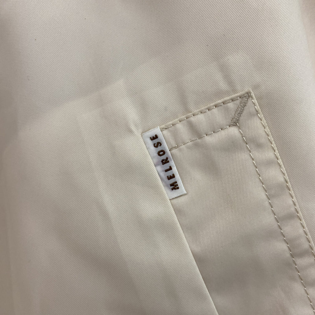 MELROSE　メルローズ　コーチジャケット　ワンポイント　ベージュ　3サイズ　古着